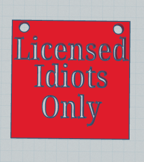 An Idiots Sign