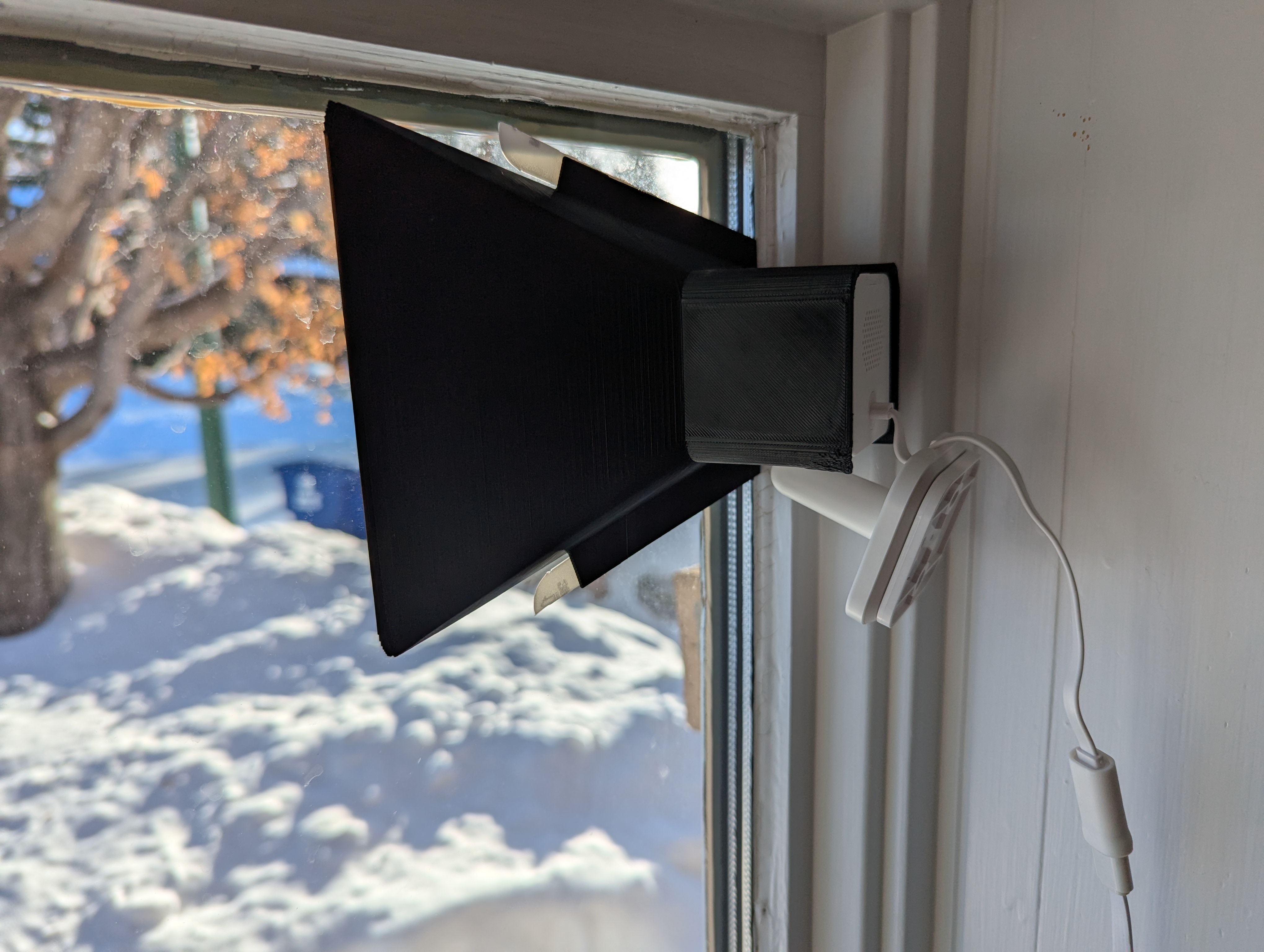 Wyse Cam window mount V3 OG Multi Angle, Command Strip