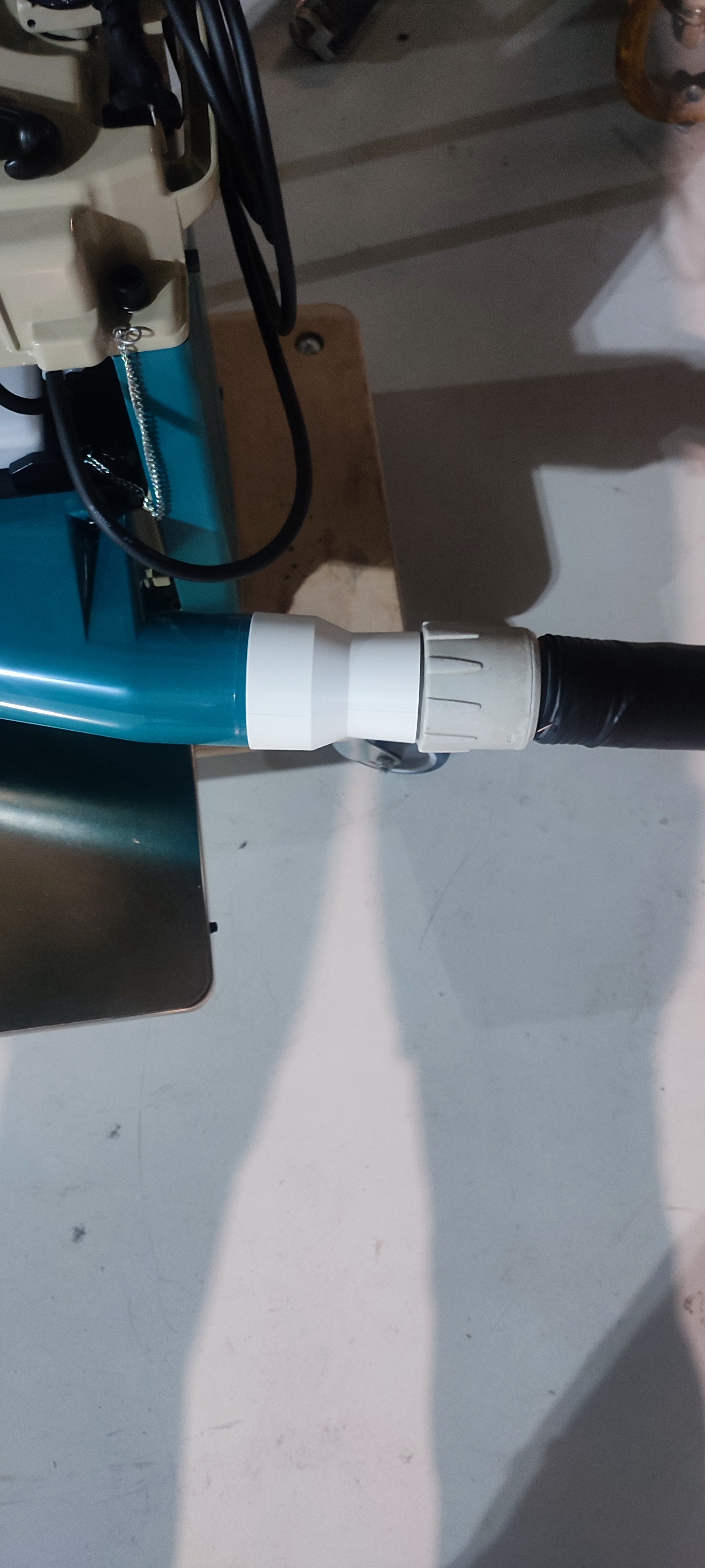 Saugschlauchadapter für Makiat 2012 NB Dickenhobel - Suction hose adapter for Thickness planer