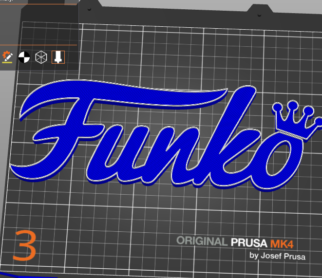Letrero Funko Con Contorno NO AMS NO MMU3