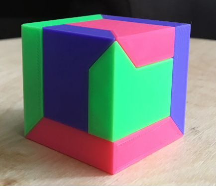 Puzzle cube and stand
