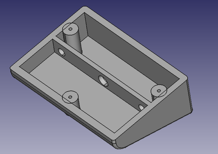 Miniatura 3 do modelo 3D LED Warning Light Mounting Plate
