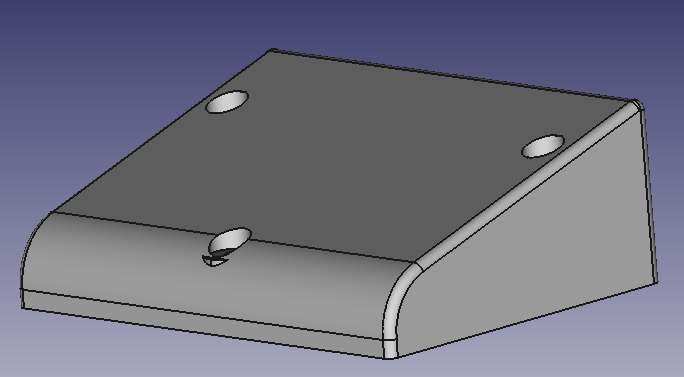 Miniatura 4 do modelo 3D LED Warning Light Mounting Plate