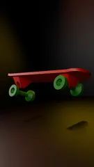 Mini Skateboard (print in place)