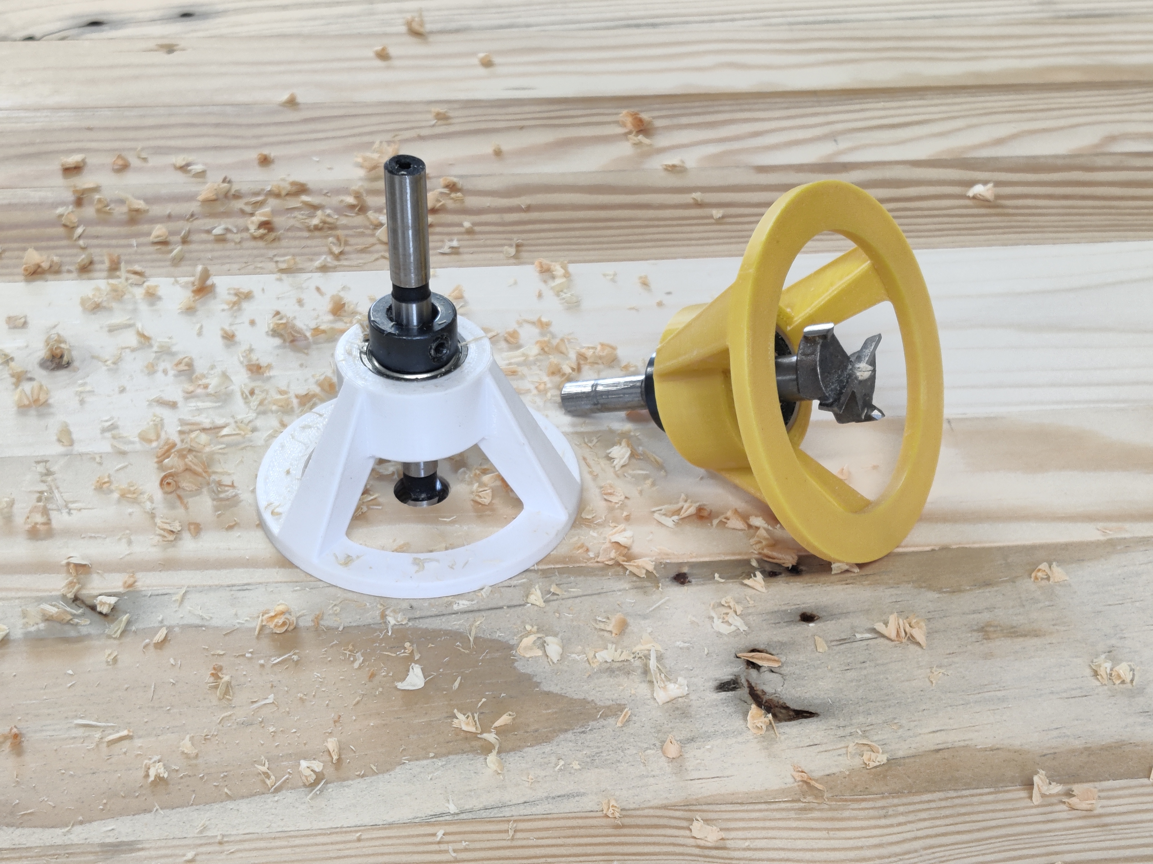 Vertical Drill Guide for Forstner Bits