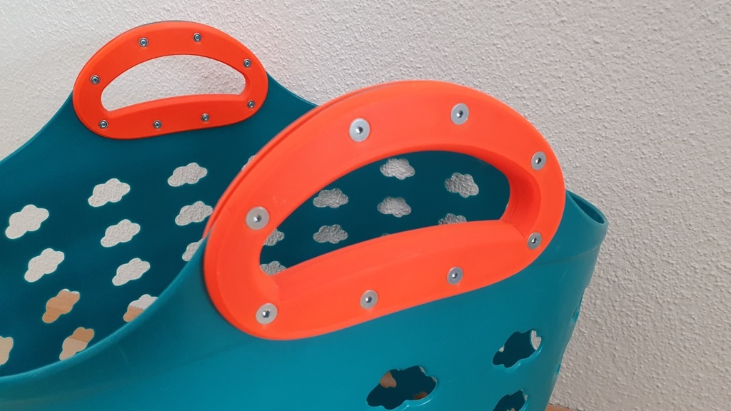 Repair Handle for ALDI laundry basket / Reparaturgriffe für ALDI