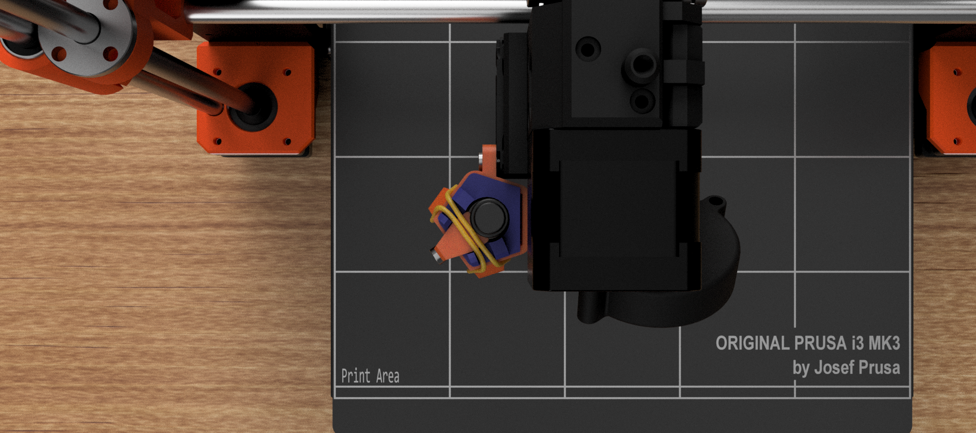 Miniatura 5 do modelo 3D MK3S Pen Plotter Mod | Direct Attachment | Easy Fitting