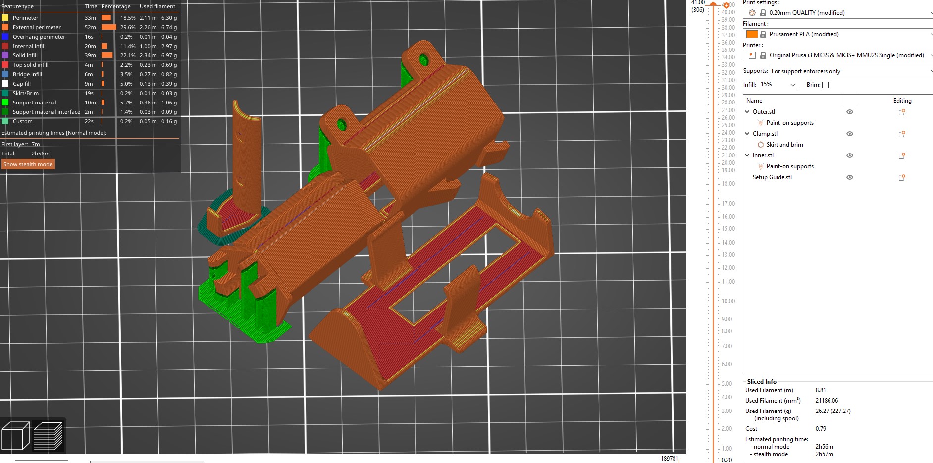 Miniatura 10 do modelo 3D MK3S Pen Plotter Mod | Direct Attachment | Easy Fitting