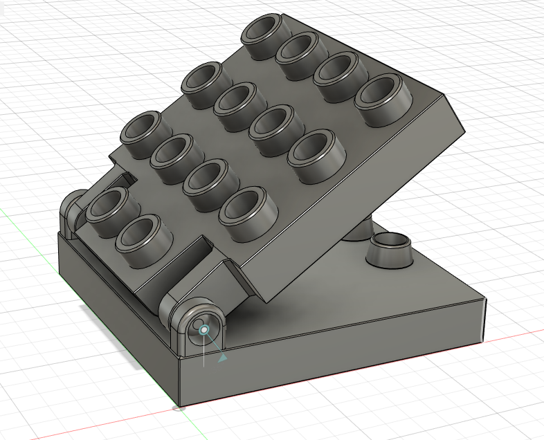 Duplo hinge 4x4x2
