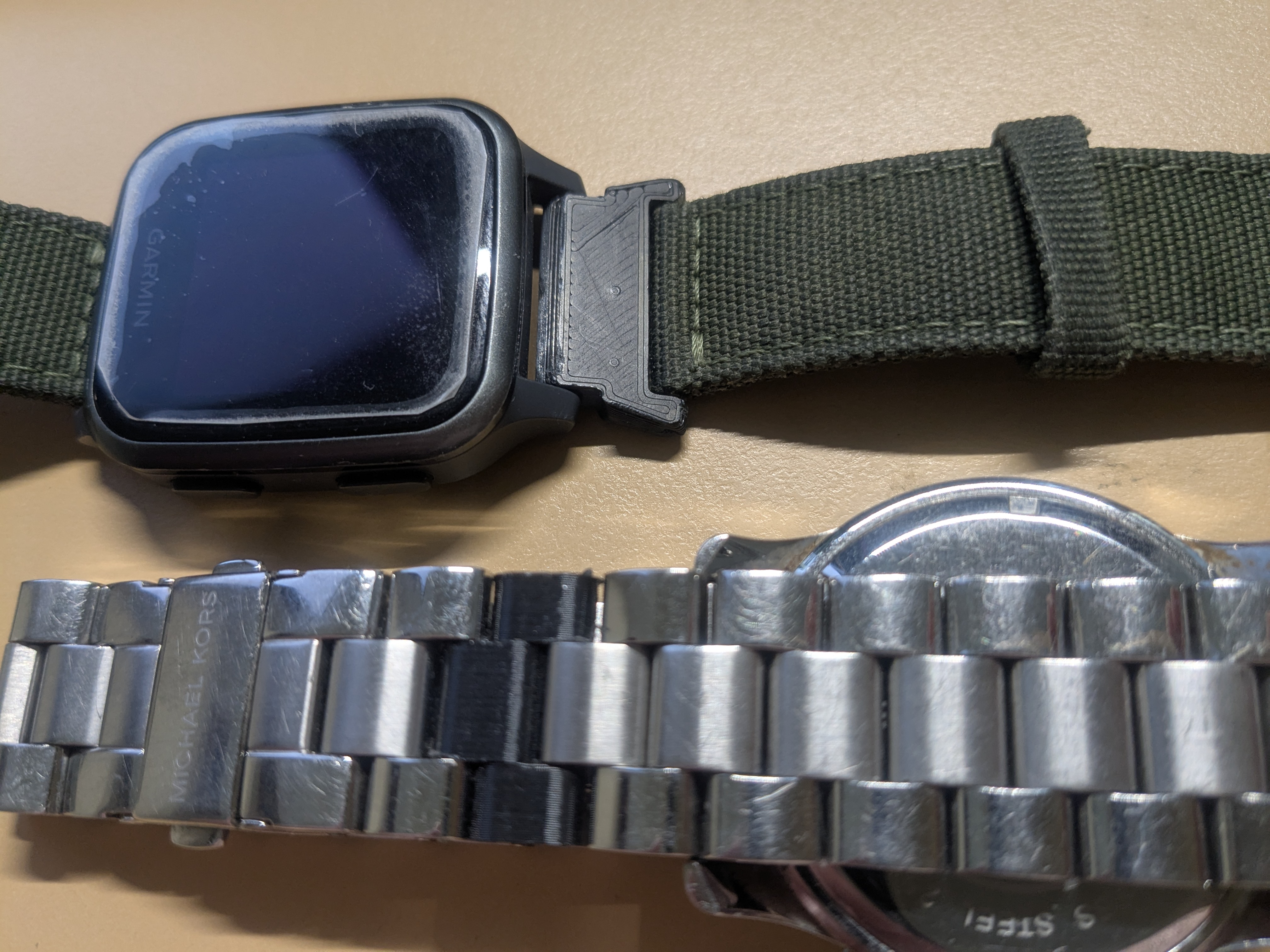 Watch band extender links