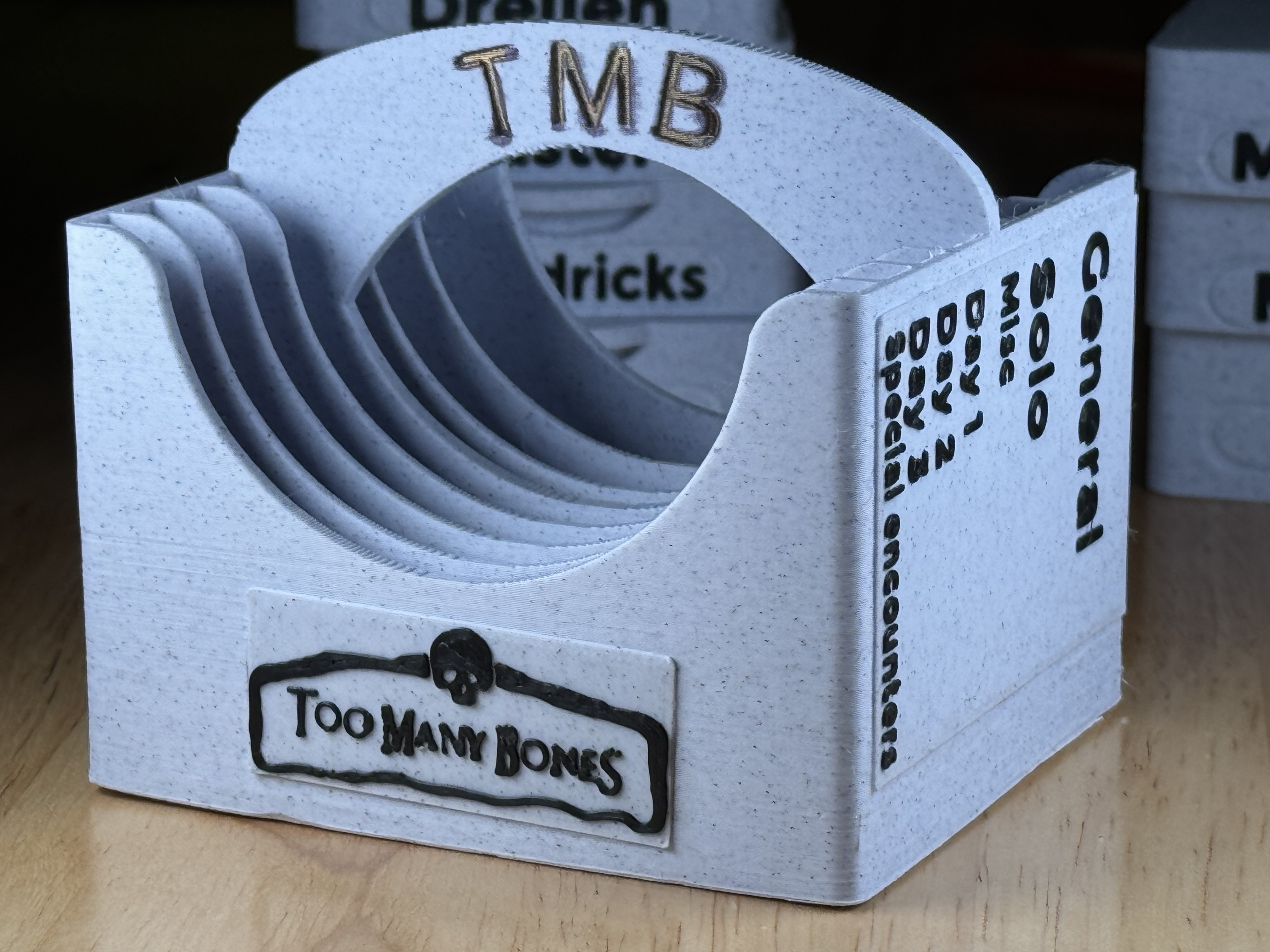 Labels and faceplates for optional addition to the amazing insert by js500 for the Trove chest - Too Many Bones