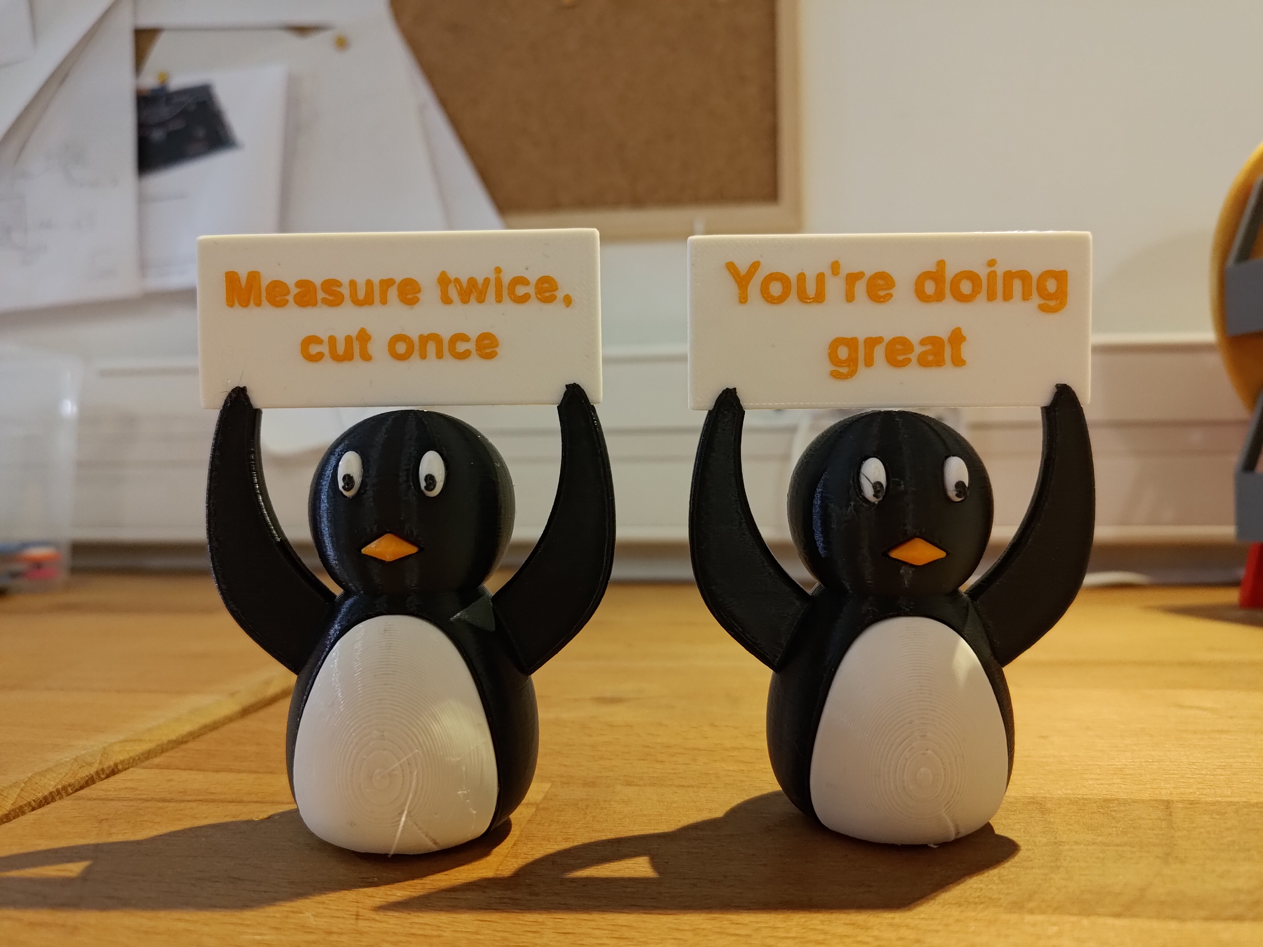 MFT Motivational bobblehead penguin