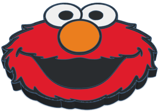 Red Monster Says A Me Elmo Sesame Street