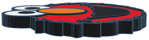 Red Monster Says A Me Elmo Sesame Street — miniatura 2
