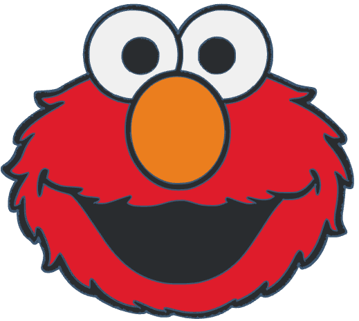 Red Monster Says A Me Elmo Sesame Street — miniatura 3