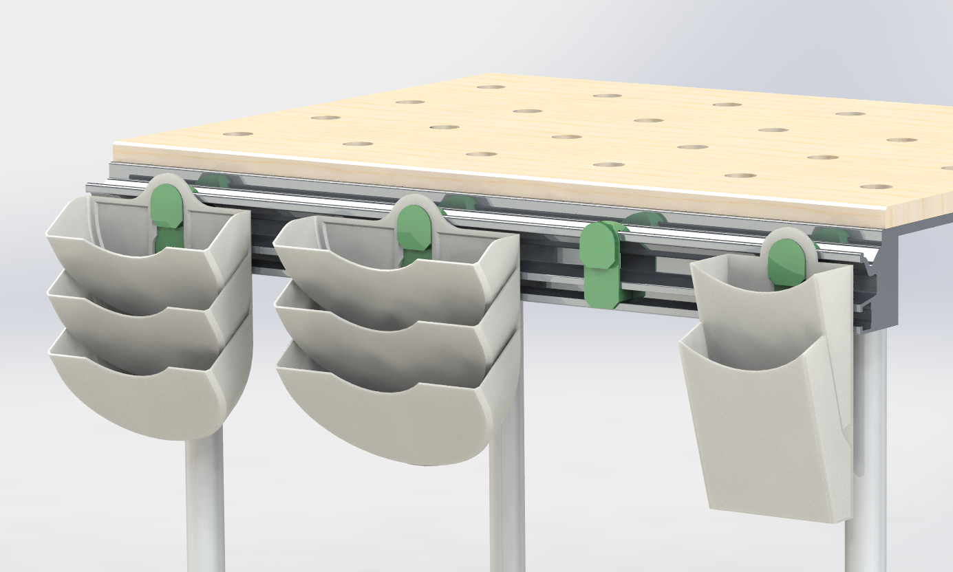 Sanding disc and paper holders for Festool workbench — thumbnail 2