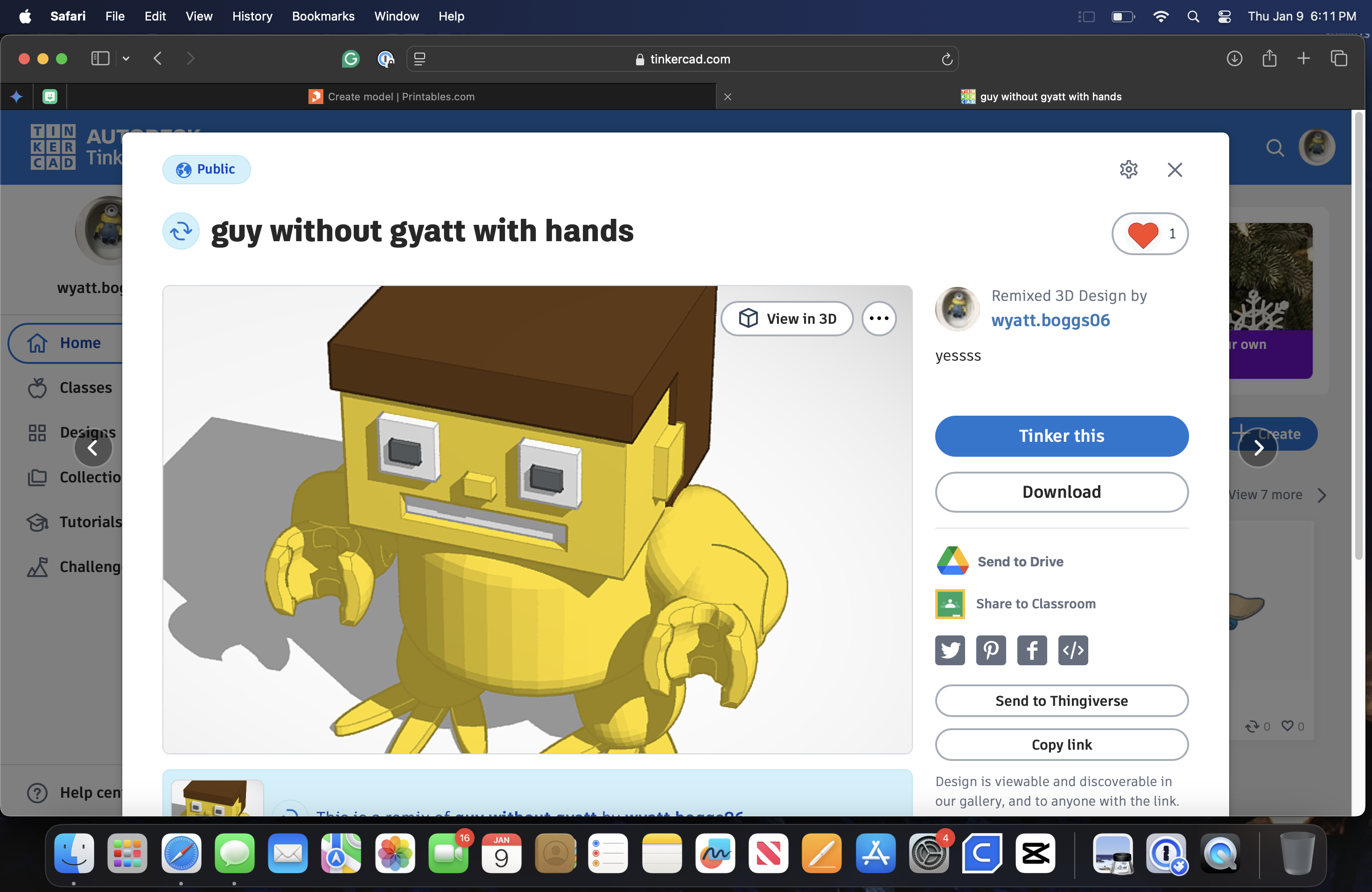 guy without gyatt with hands