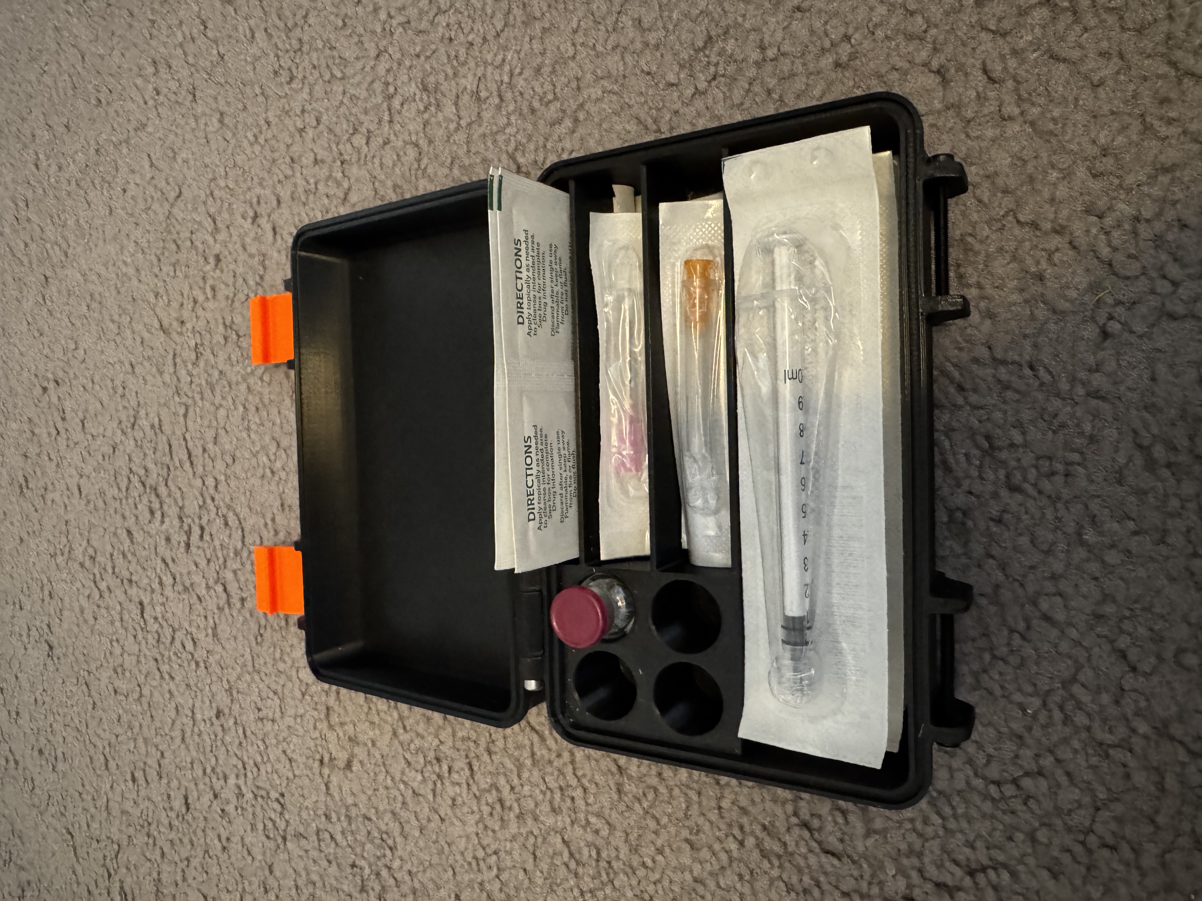 Rugged Box for Medical Injection Supplies