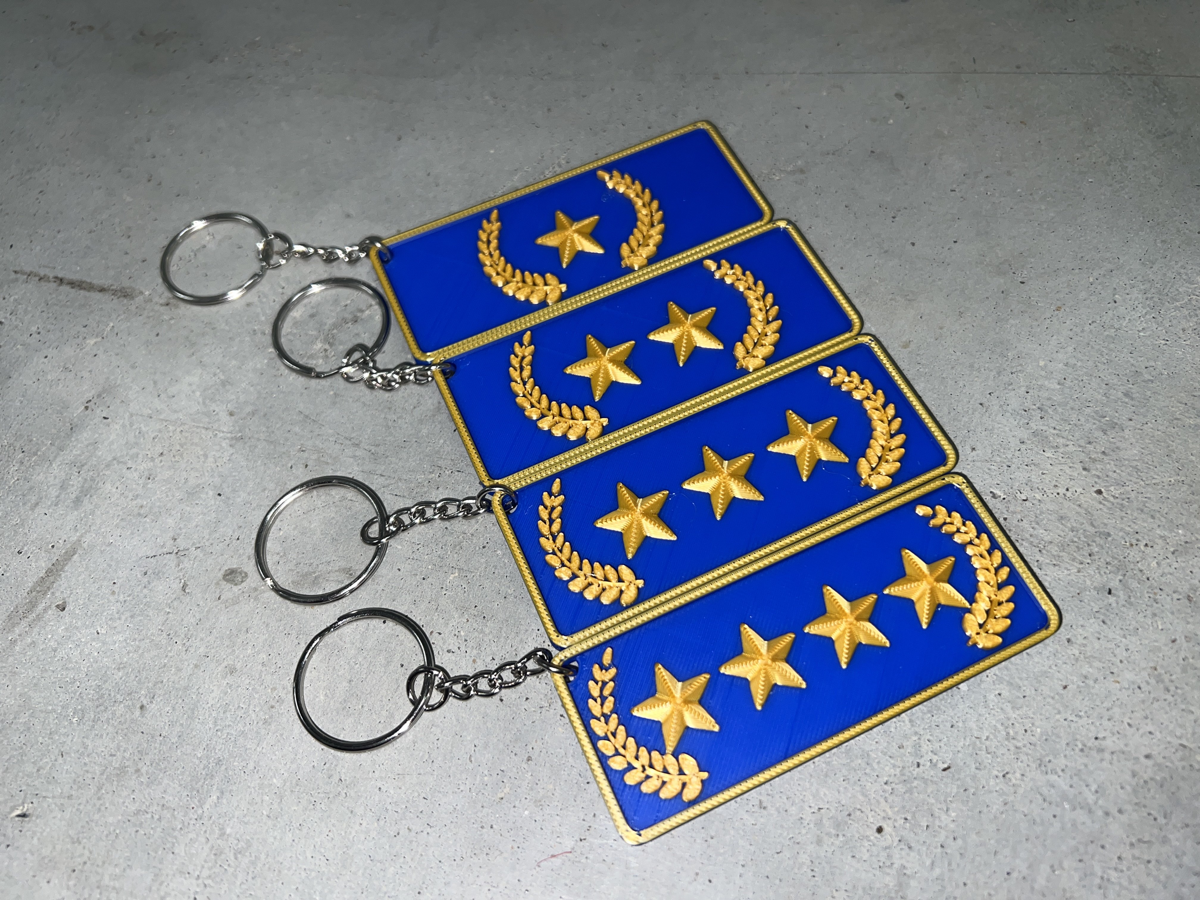 CSGO - CS2 Gold Nova Ranks Keychains