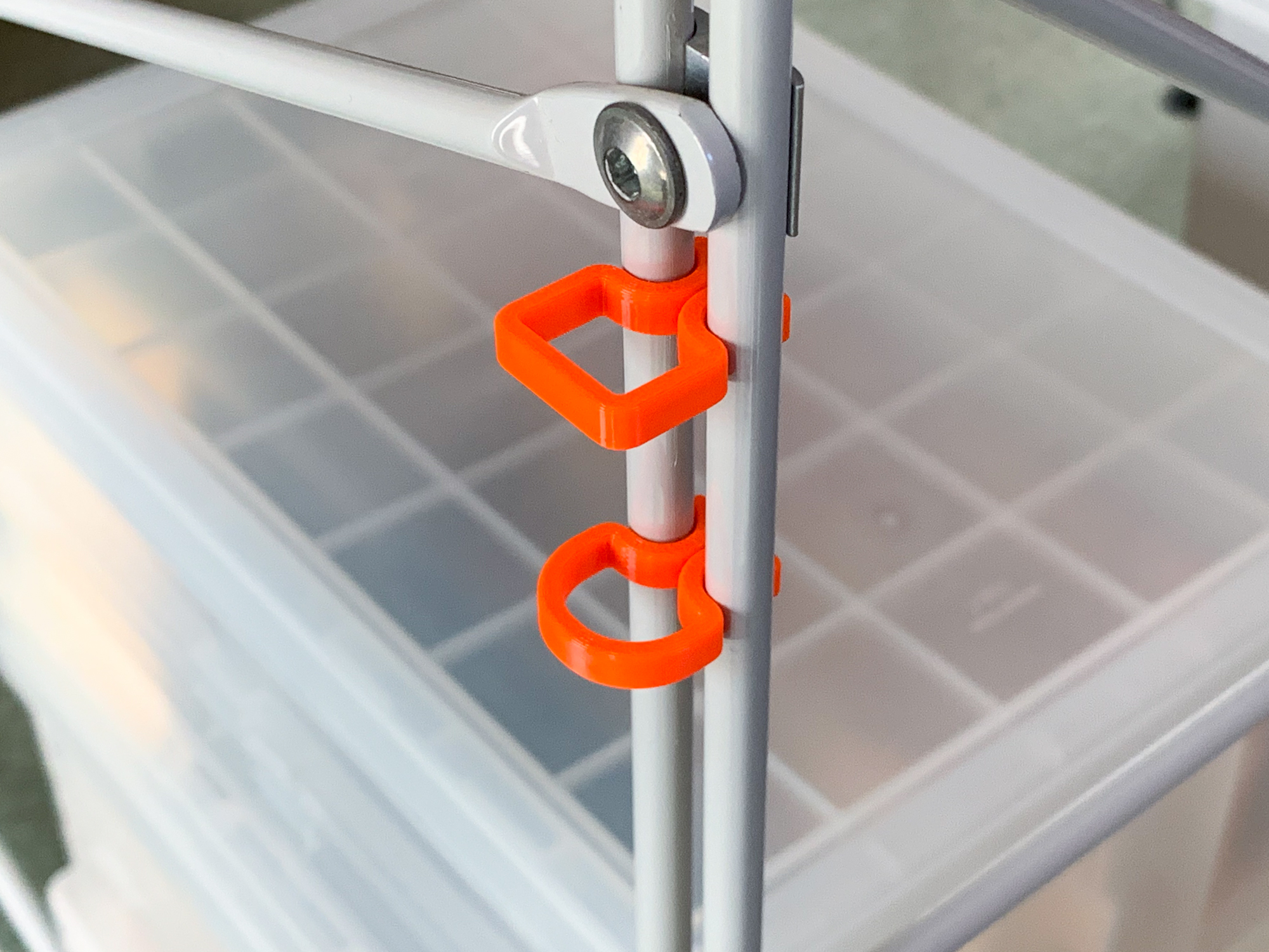 Cable Holder for MUJI Shelving Unit