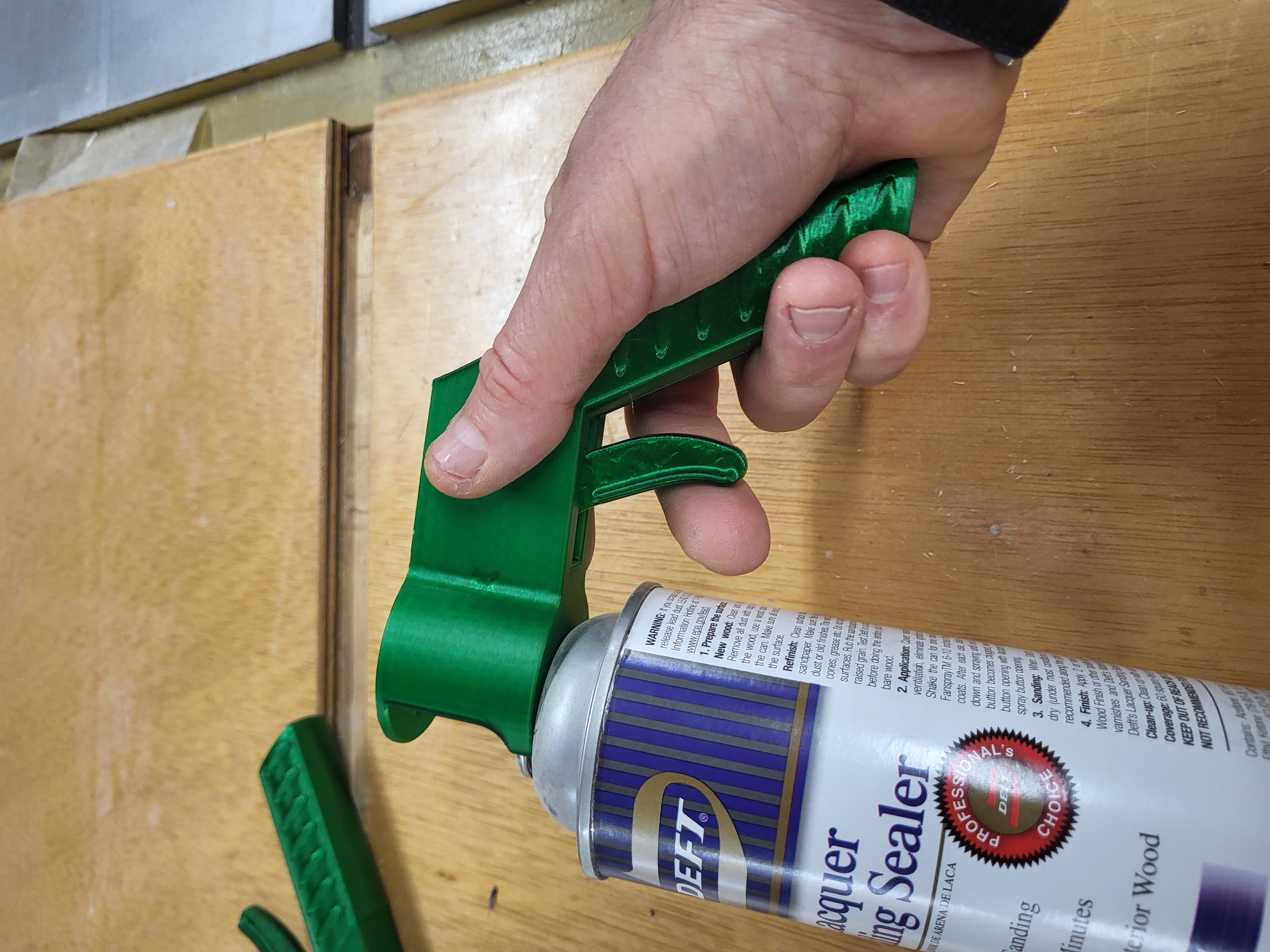 Spray Can Handle with No Logo and a Shorter Trigger