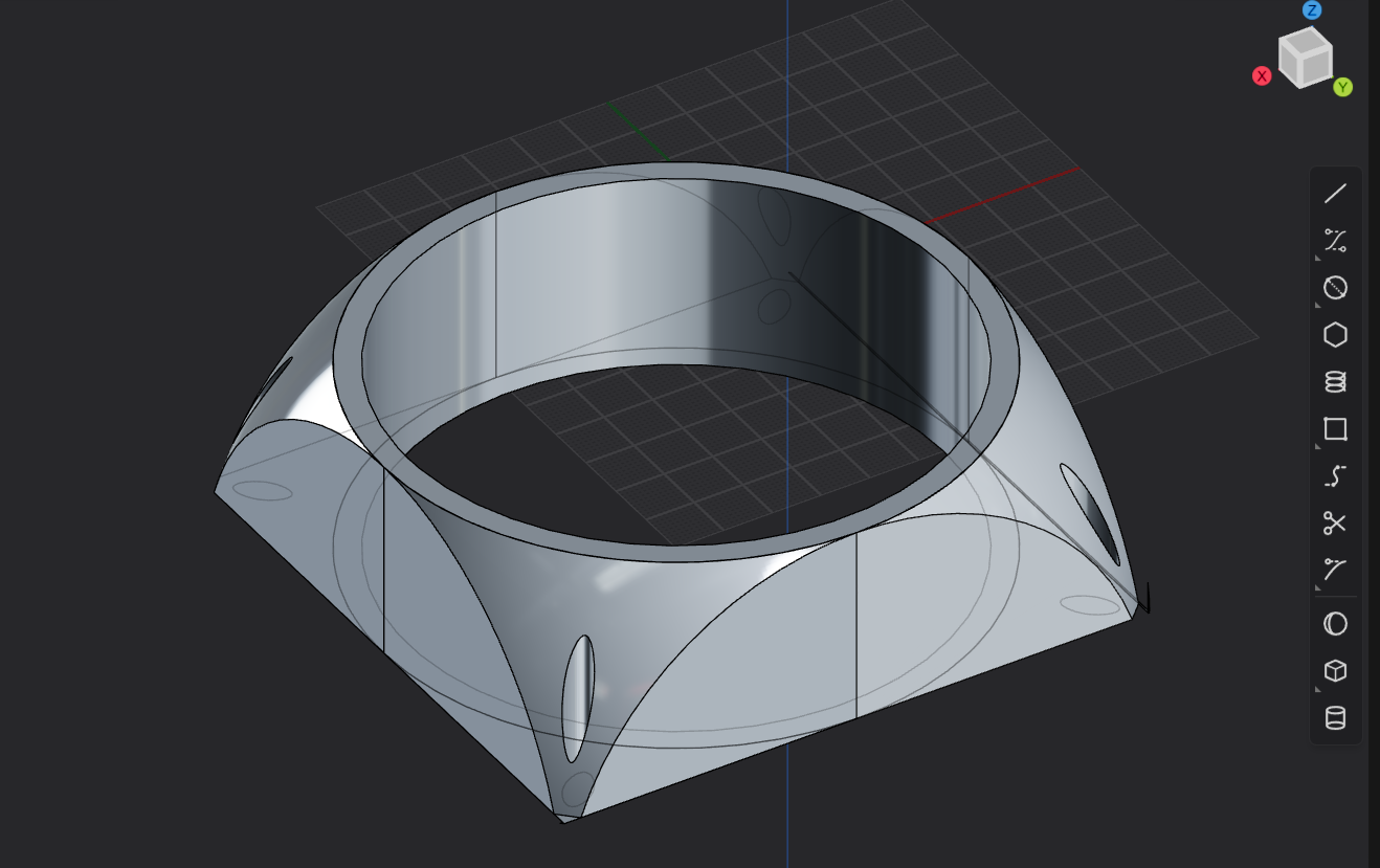 120mm PC Fan Shroud Round