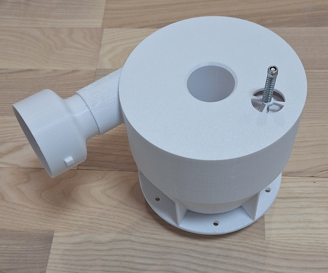 Cyclone separator for vacuum cleaner with anty implosion valve