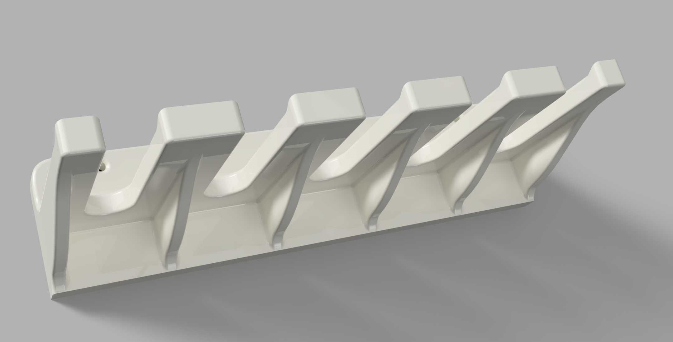 Miniatura 2 do modelo 3D Ski Pole Wall Mount