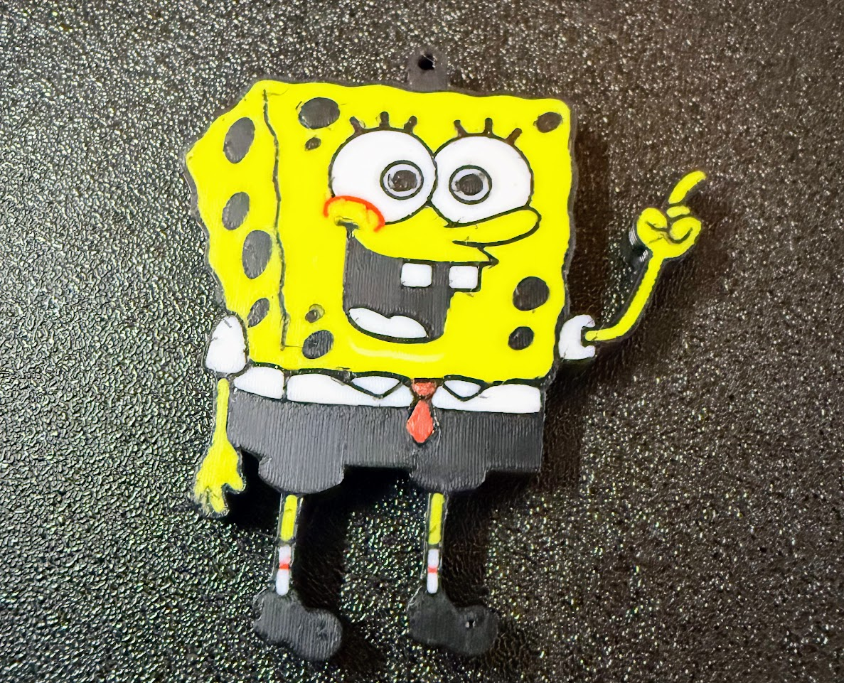 Spongebob keychain