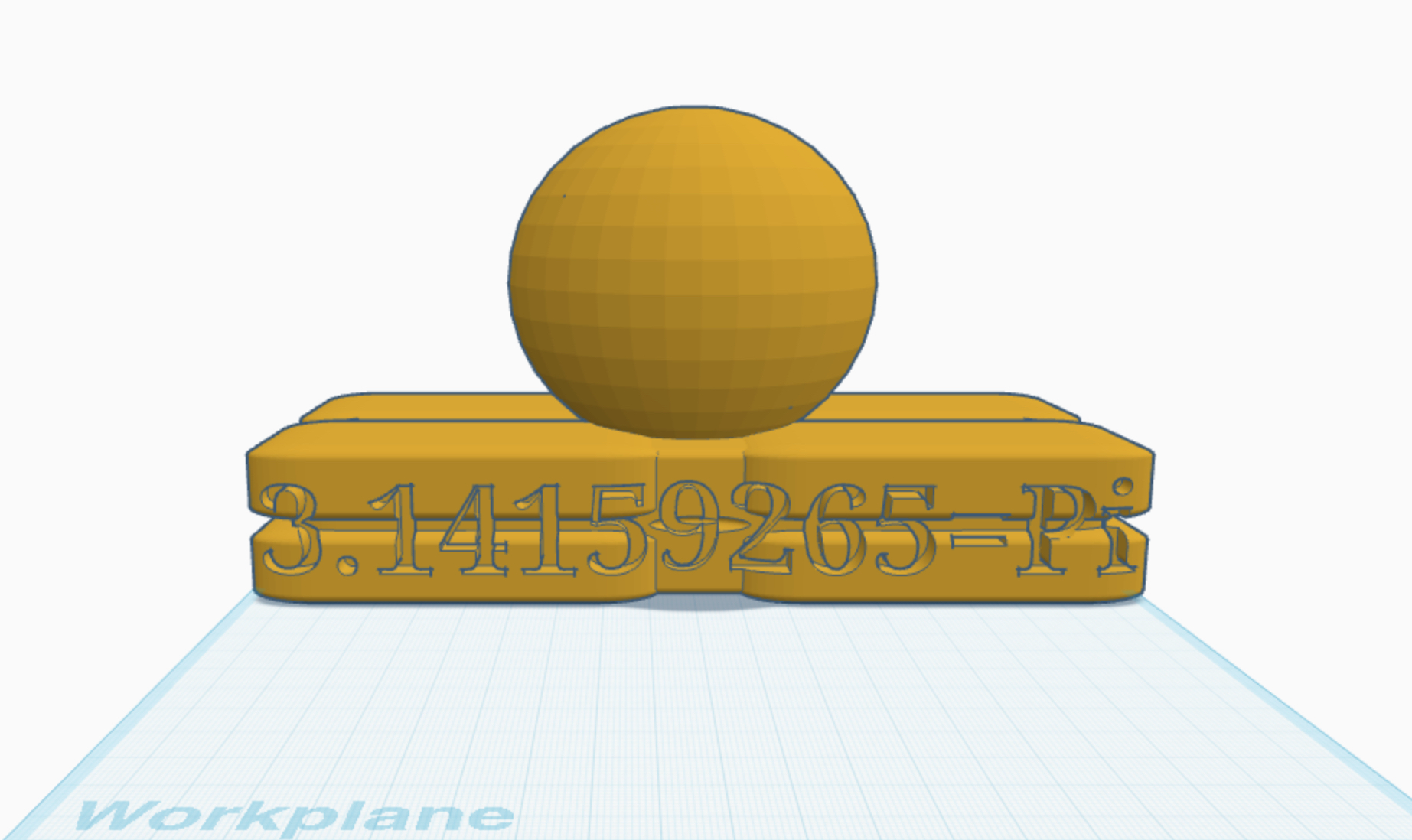 Pi monument for classrooms