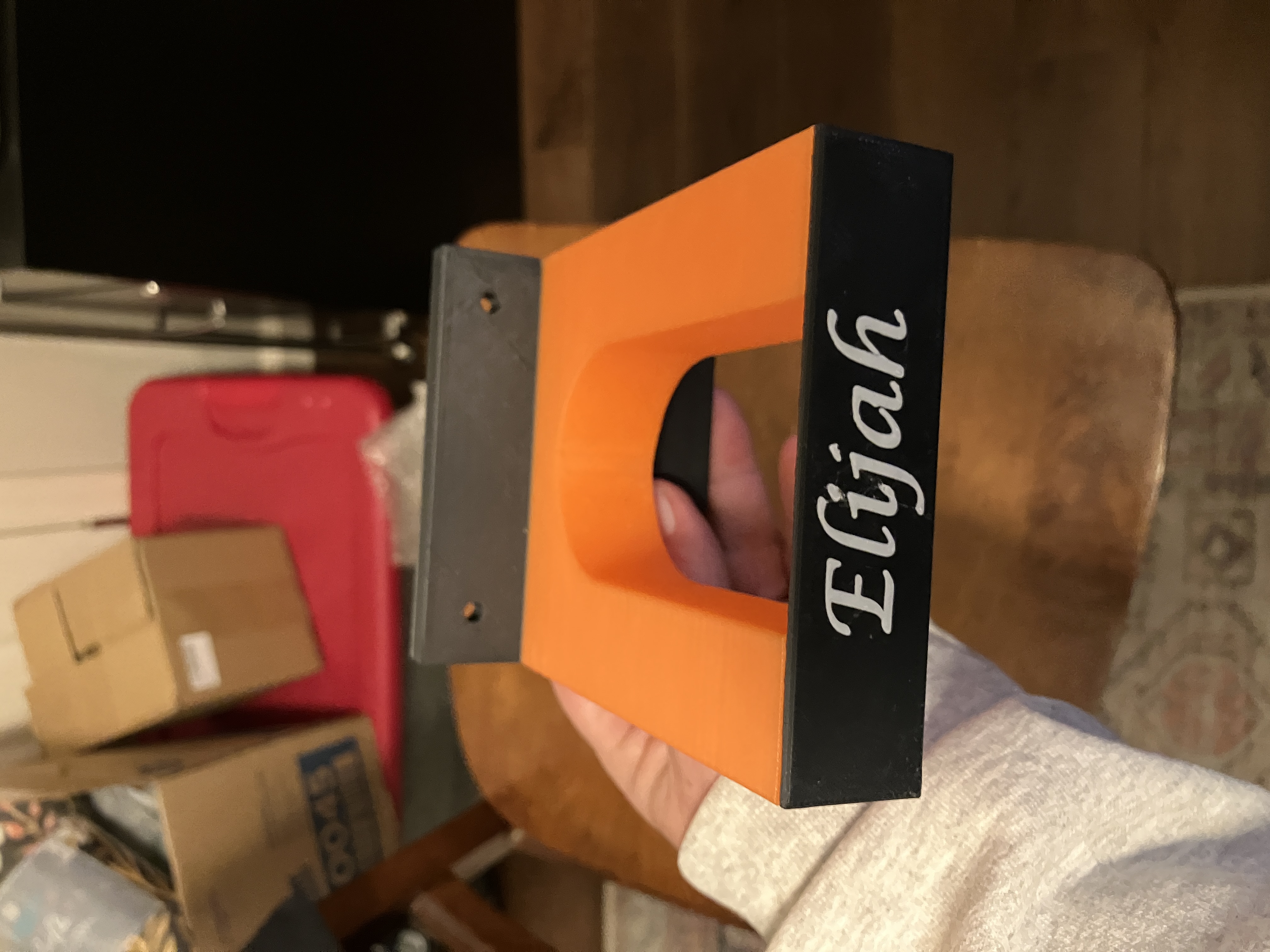 Wall Hammer Hanger with nameplate