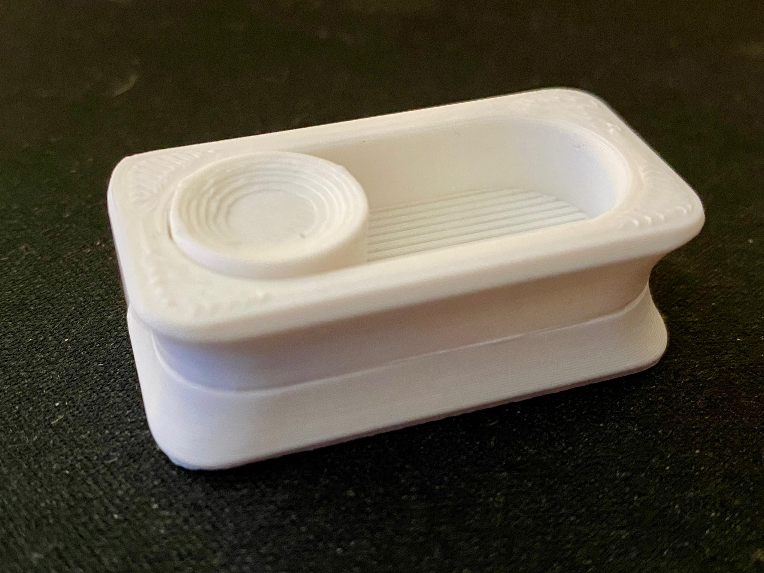Slider with embedded magnet