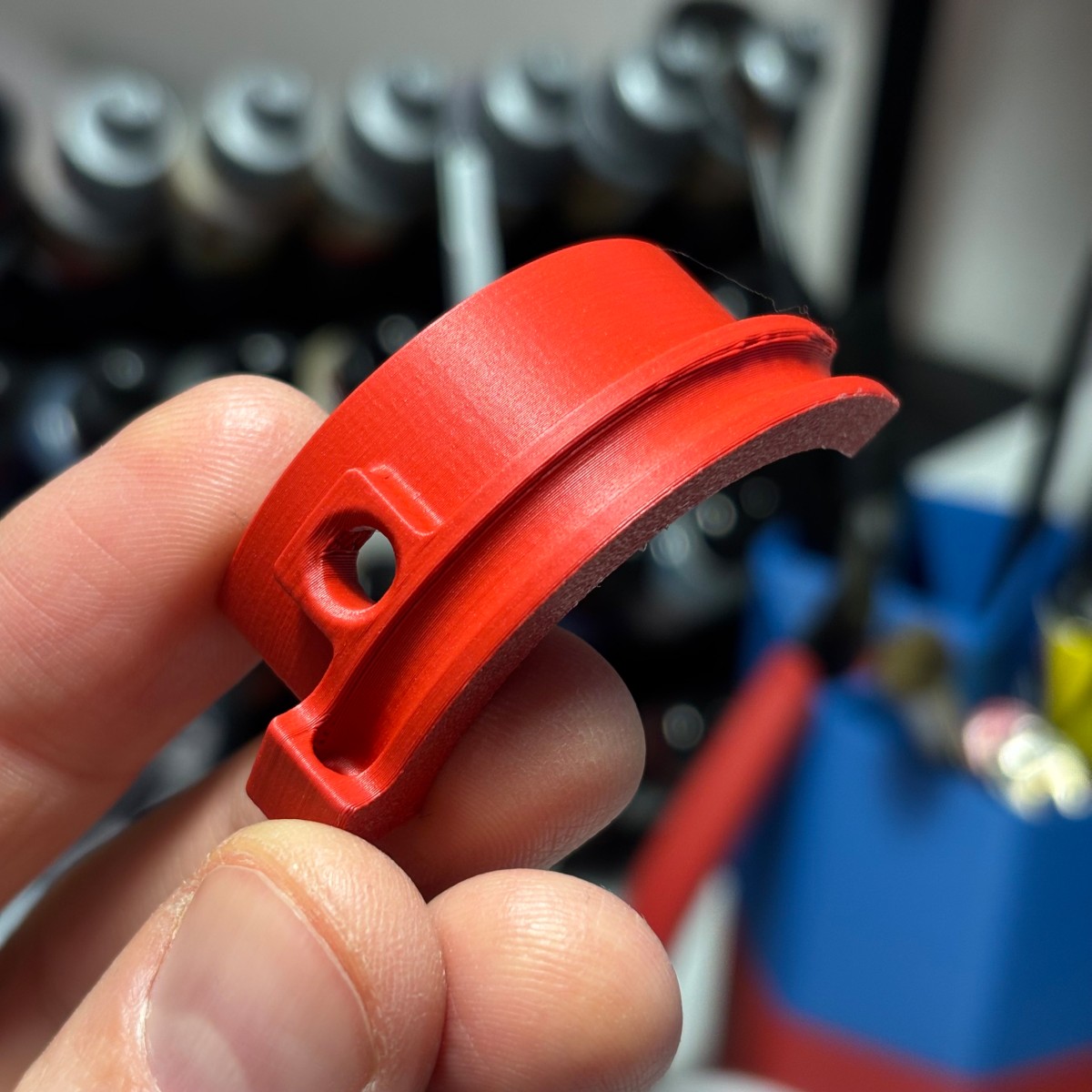 Miniatura 2 do modelo 3D Bottom bracket cable guide (40 mm)