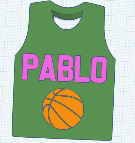 camiseta baloncesto Pablo