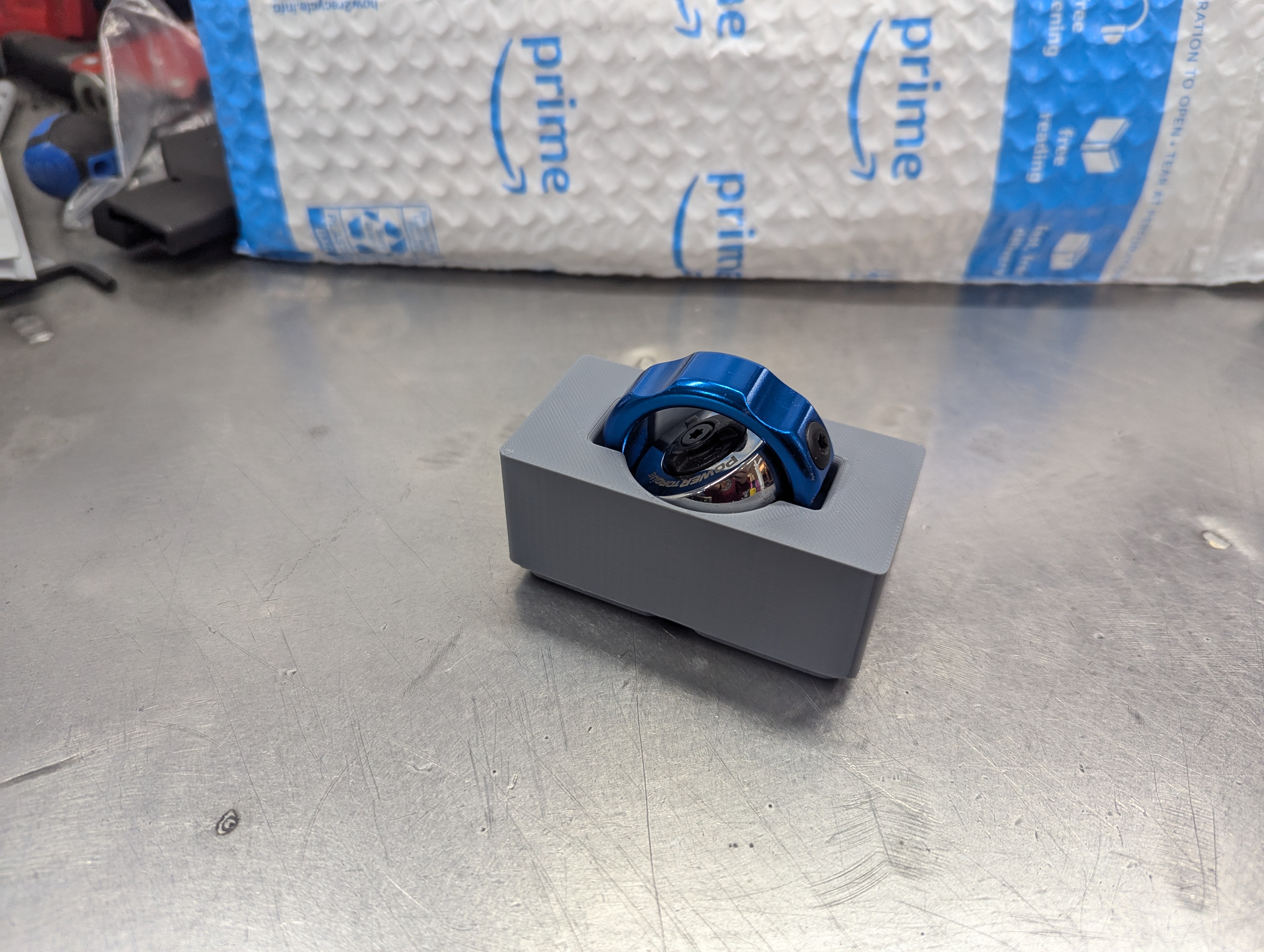 Gridfinity holder for Power Torque (Oreilly's brand) 3/8" round ratchet