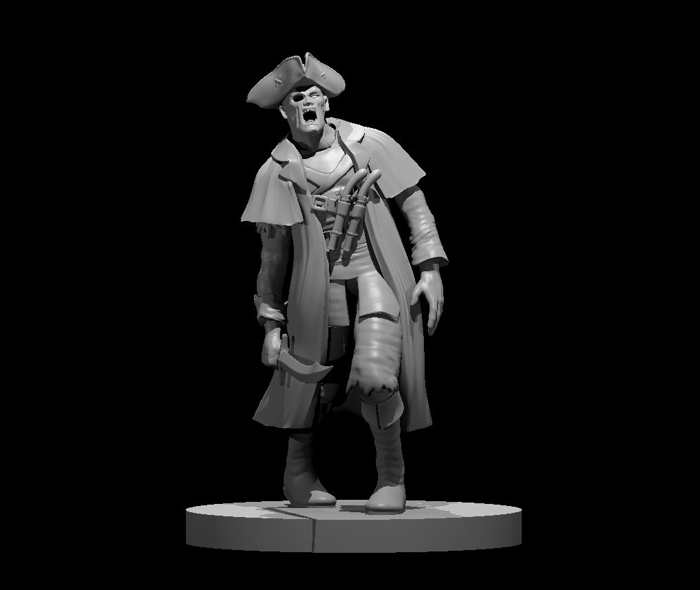 Zombie Pirate Captain
