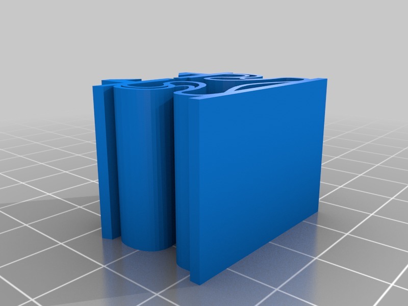 Low profile shock absorbing feet for 2020 V-slot (double-wide, so; 4020 or 4040) profile (remix)