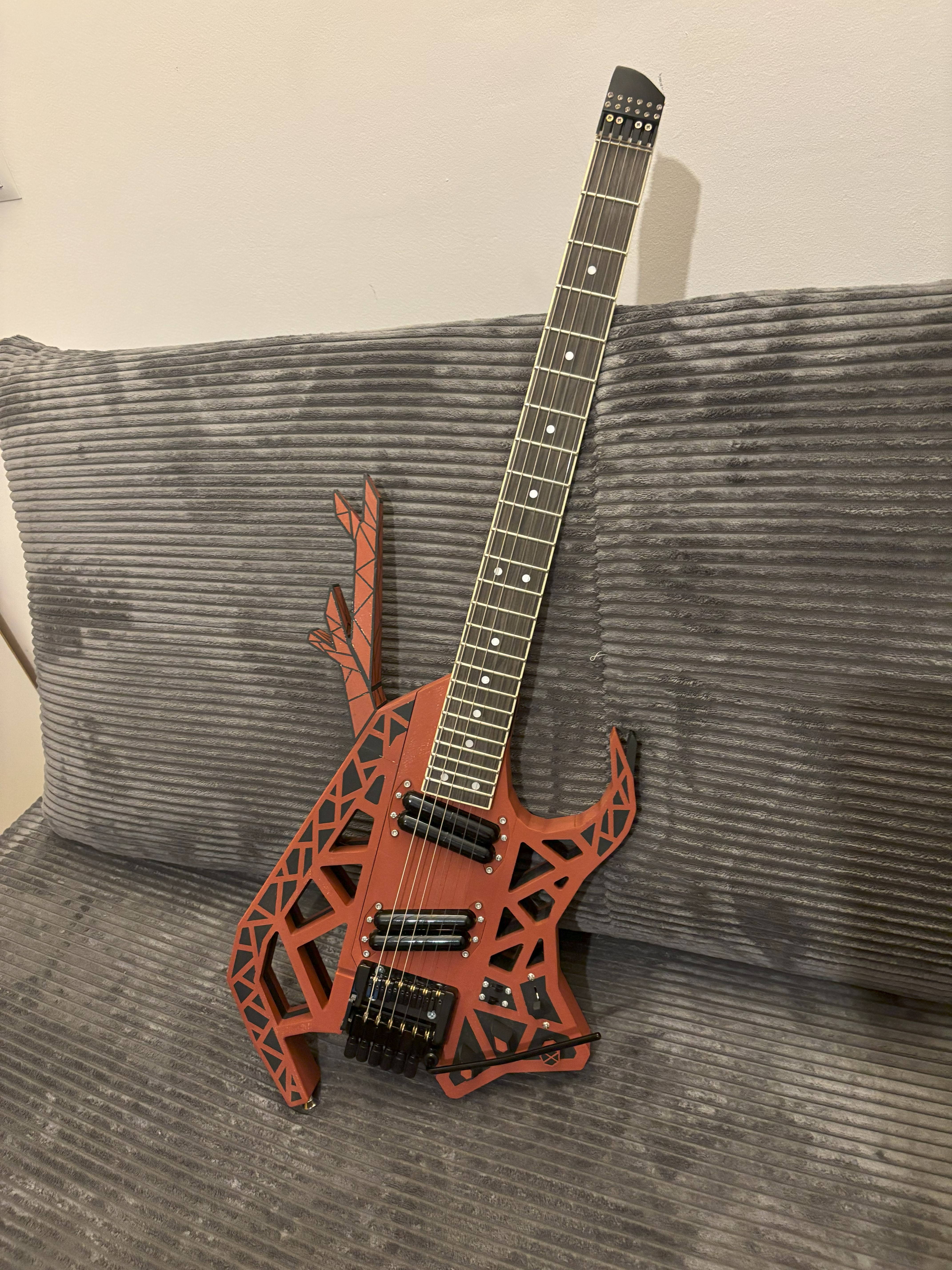 BIES (The Fiend) 3D printable headless guitar