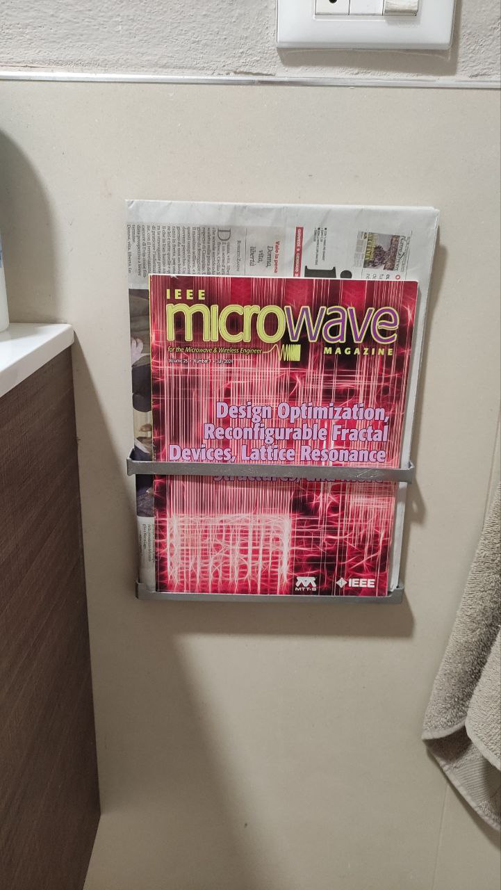 Newspapers wall holder