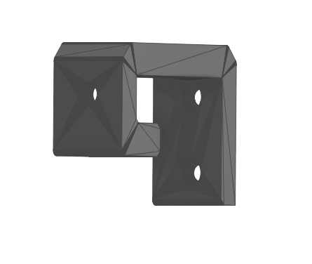 CoPrint modified 4CX-1 Extruder Holder Hook