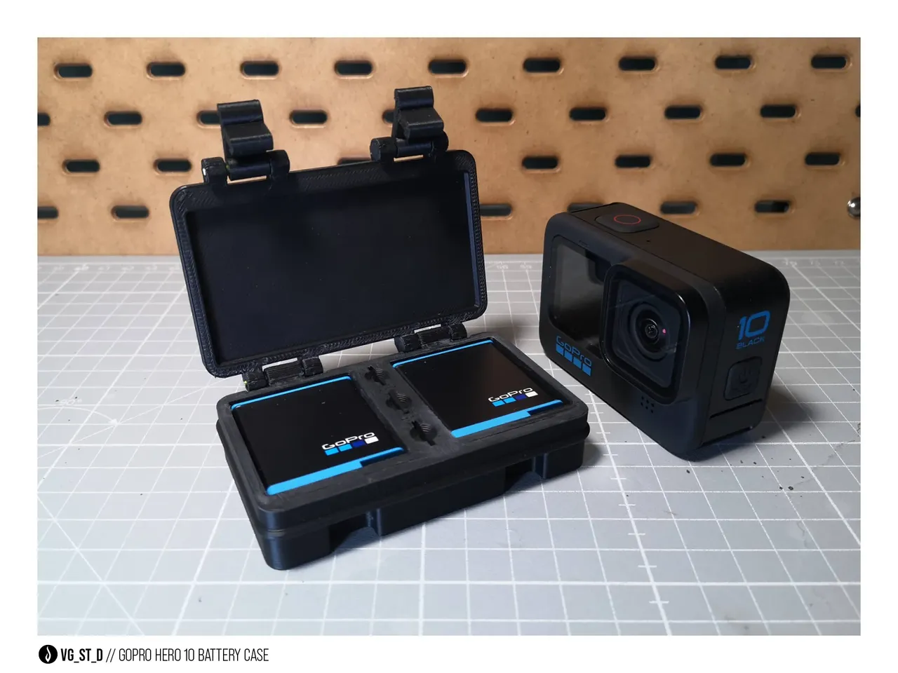 GOPRO HERO 10 Battery Case by VG_ST_D | Download free STL model