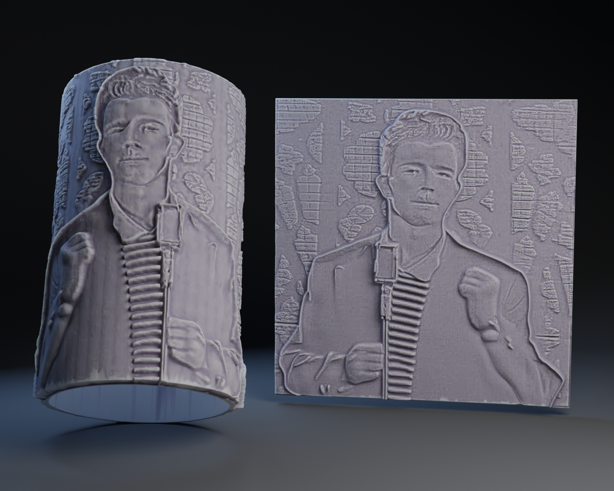Rick Roller and Rick Roll Plaque