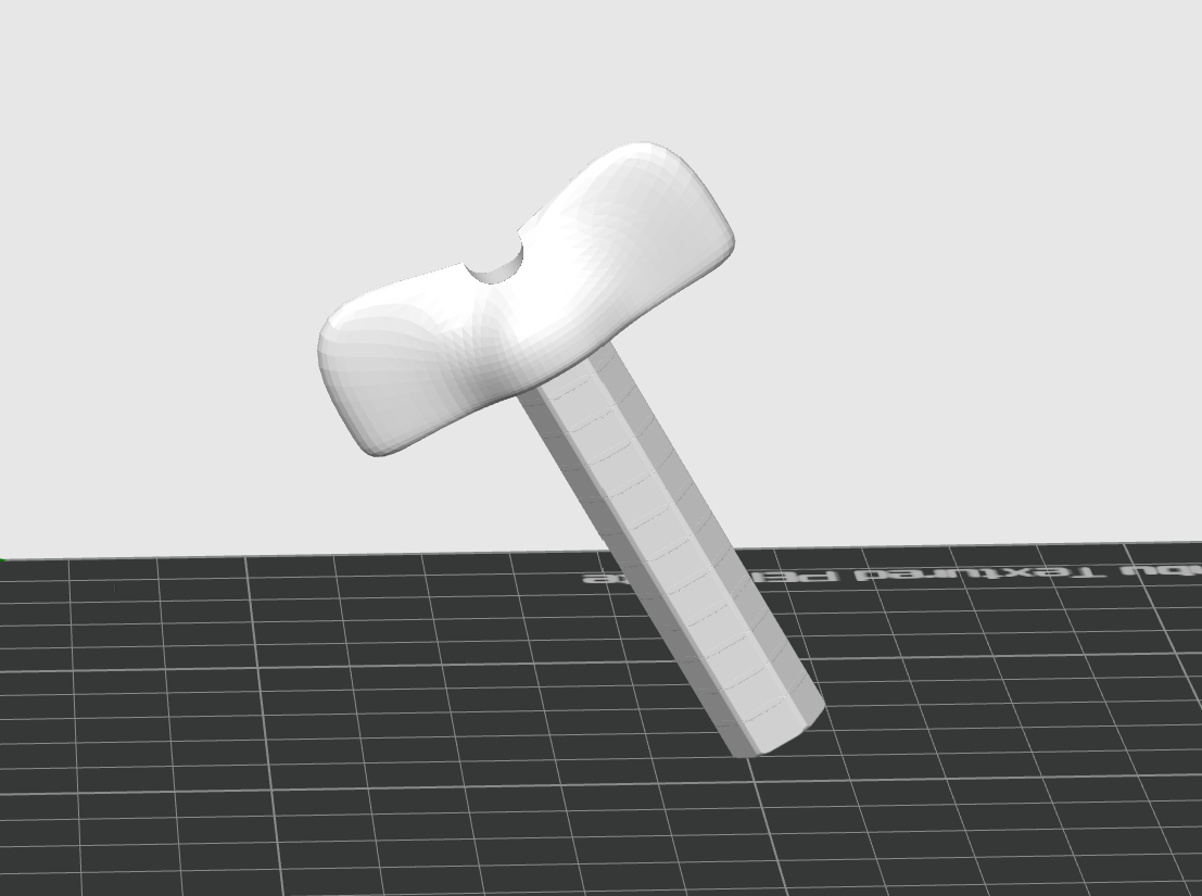Long wing nut