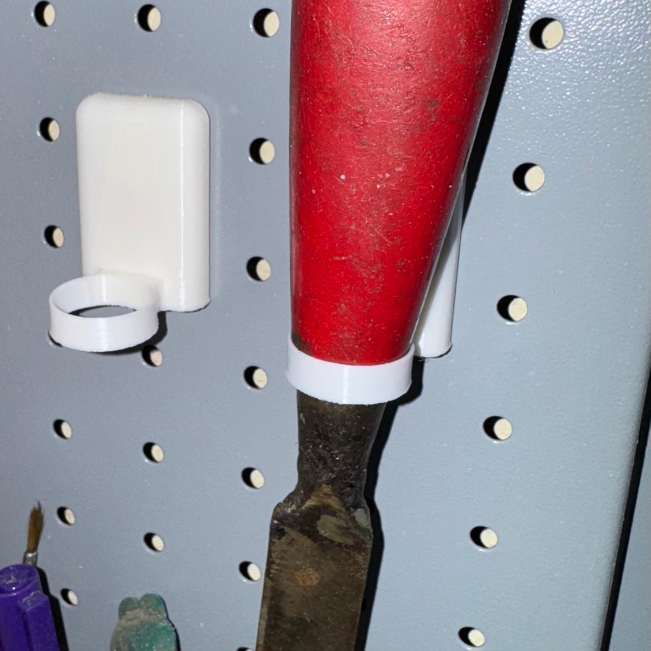Sy's Pegboard Rounded base Chisel/Screwdriver Loop