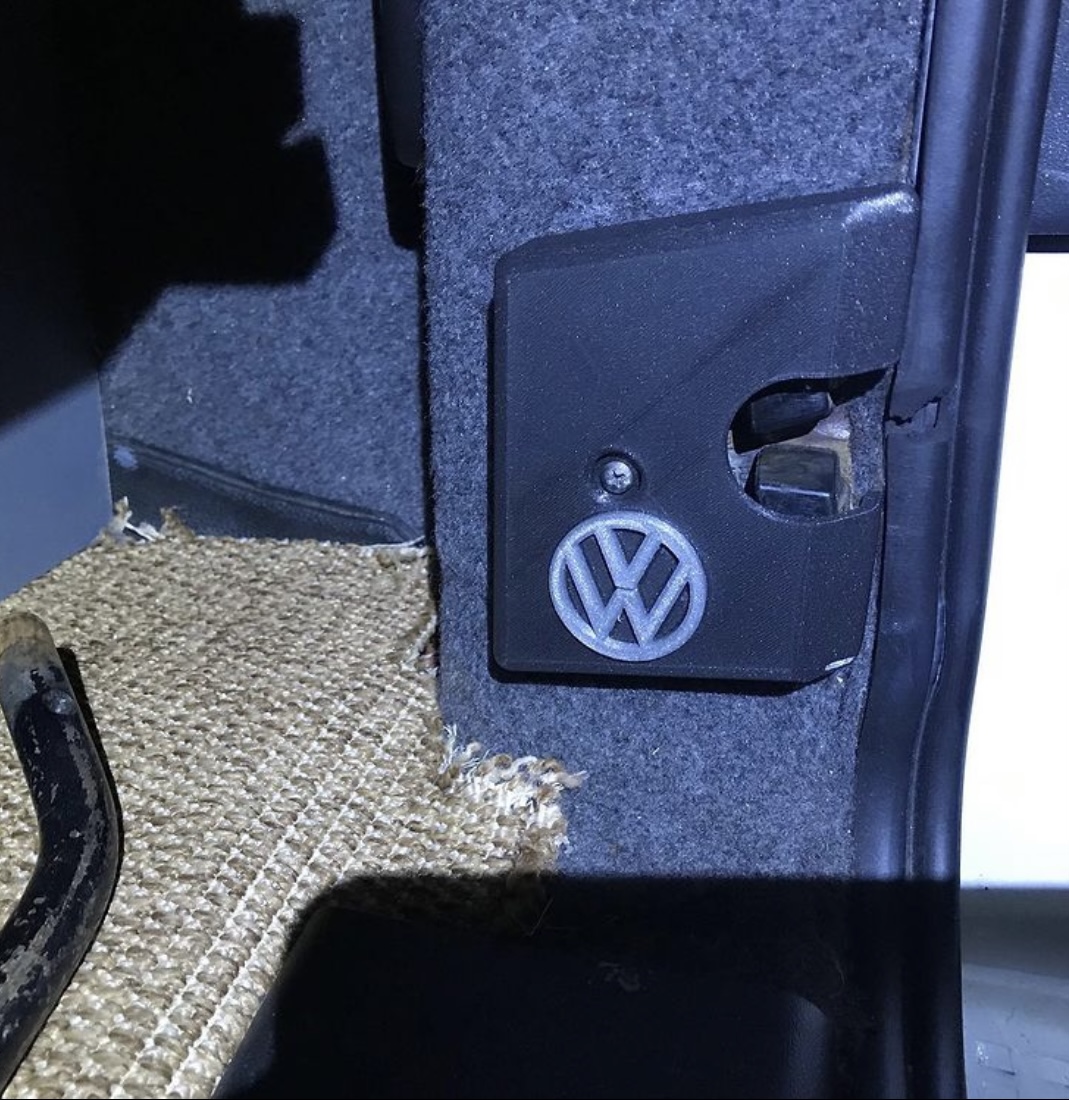 VW T4 Tailgate Lock covers