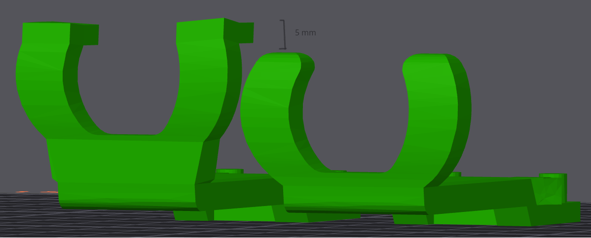 Elongated sled for "Car Vent Gravity Phone Holder"