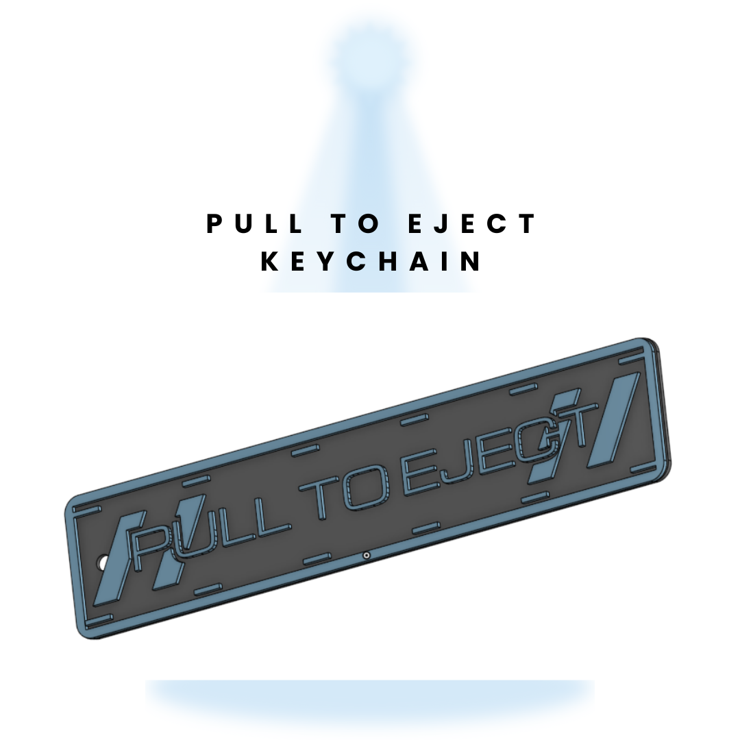 Pull to Eject Keychain