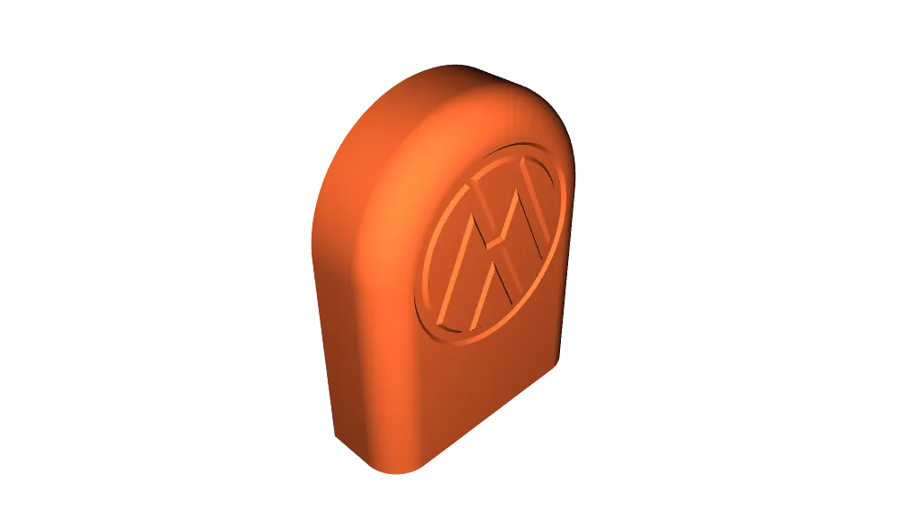 VW T4 Tow hook cover by IR Blinx, Download free STL model