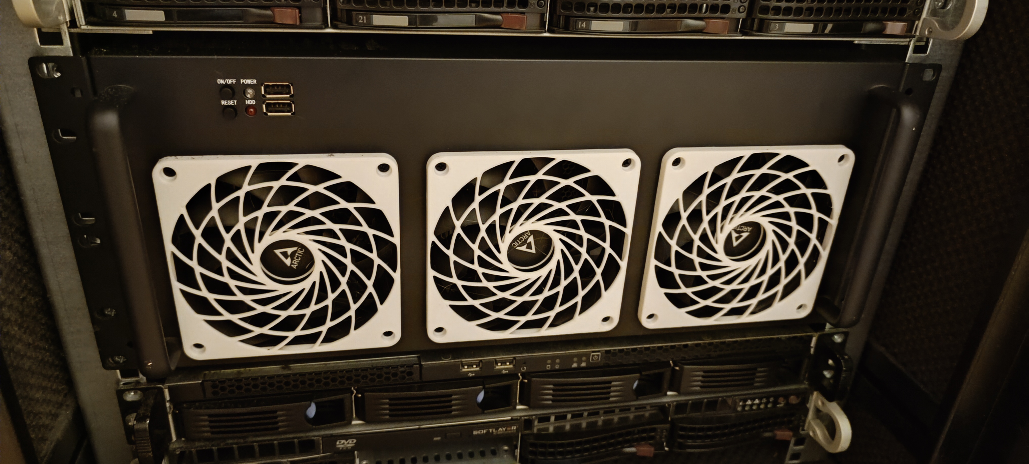 120mm 5mm rised Noctua fan grill