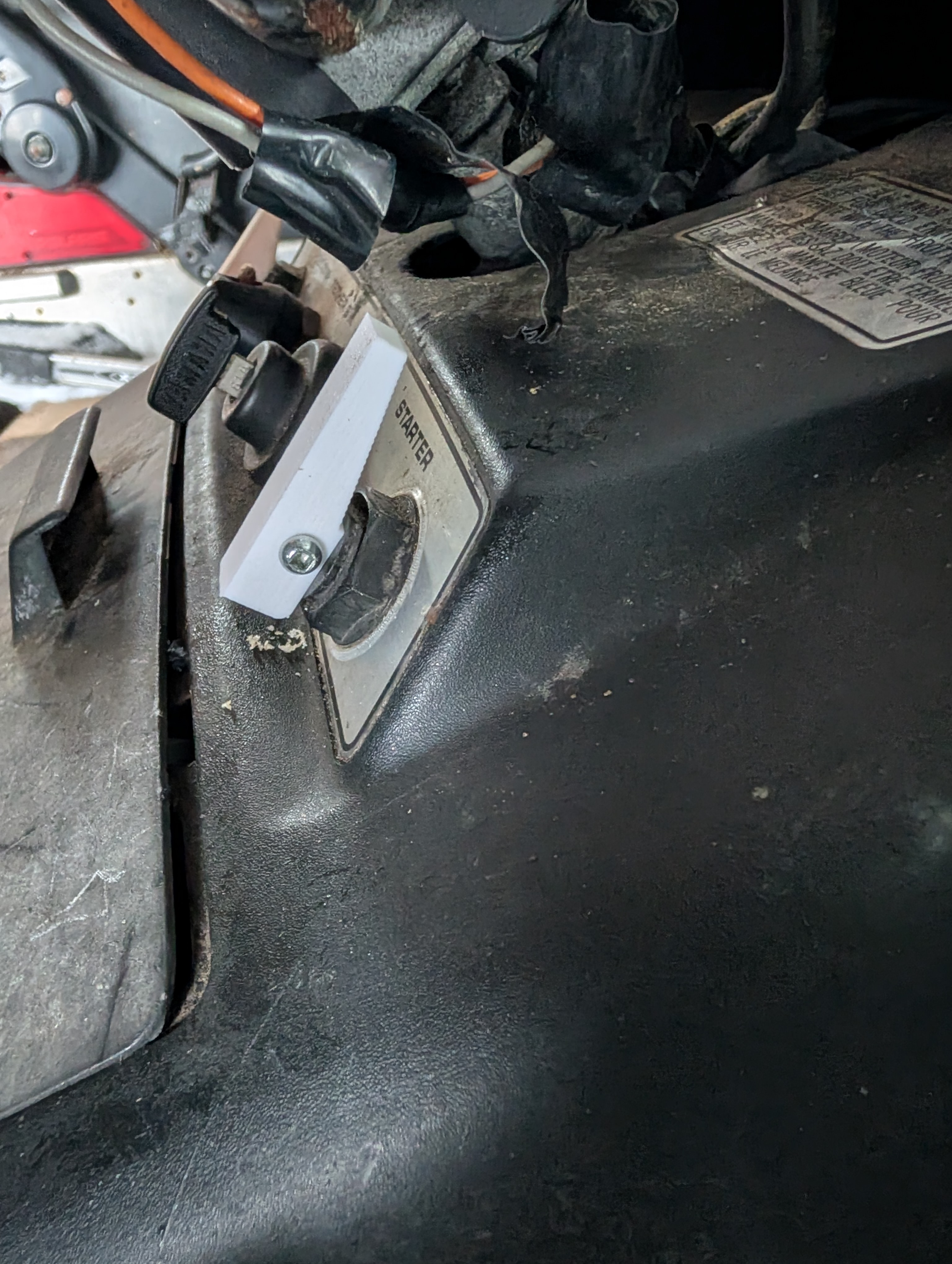 1980 Yamaha Enticer 250 Snowmobile Choke Handle